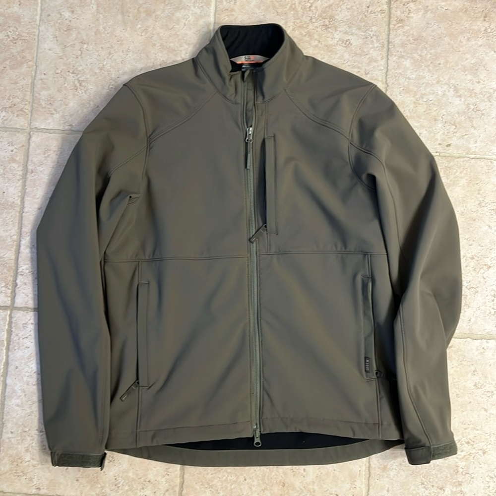 5.11 Tactical Nevada Soft Shell Jacket Army Green Size Small